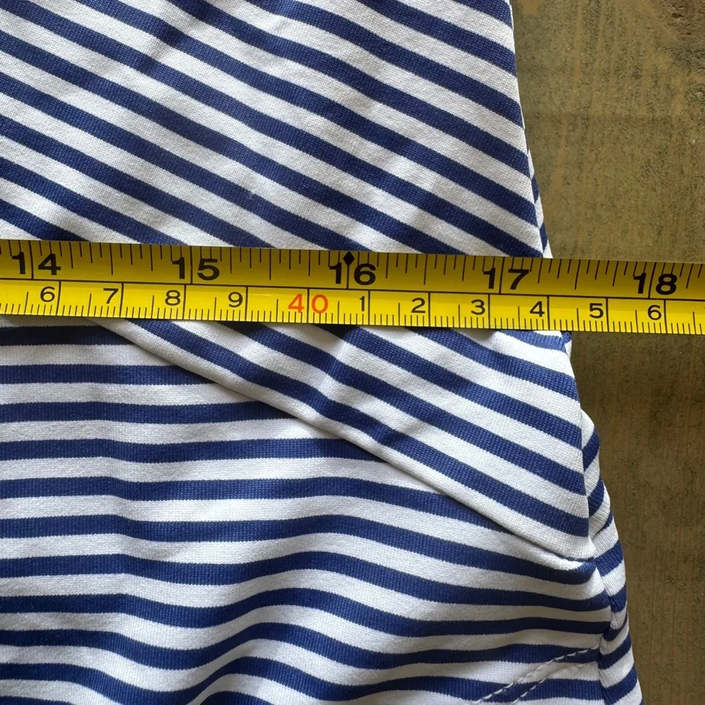 Tommy Bahama Striped Sleeveless Dress Blue White Size S/P vacation - Picture 8 of 10